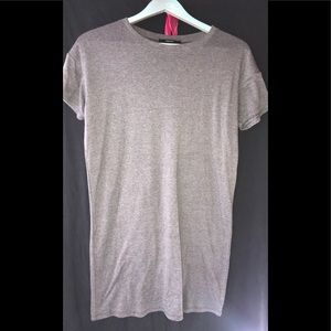 Grey T shirt dress
